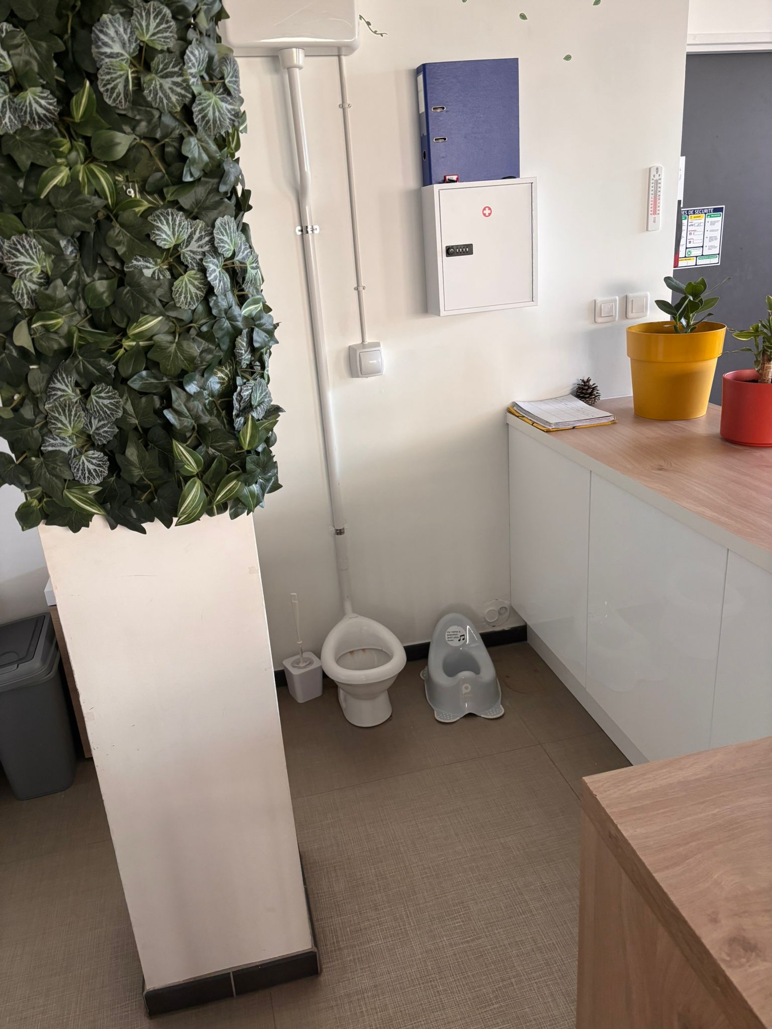 Sanitaires adaptés aux jeunes enfants